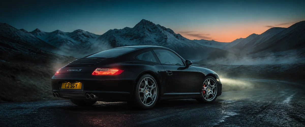 C2 SGY at dusk in the mountains