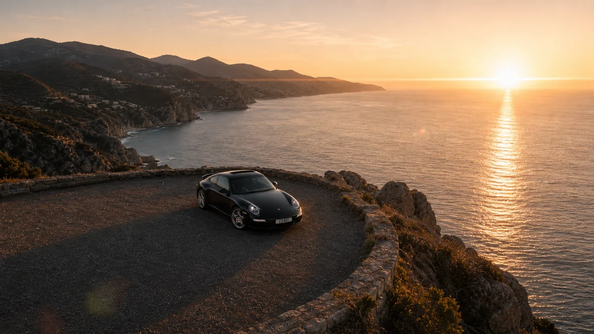 C2 SGY at sunset by the sea
